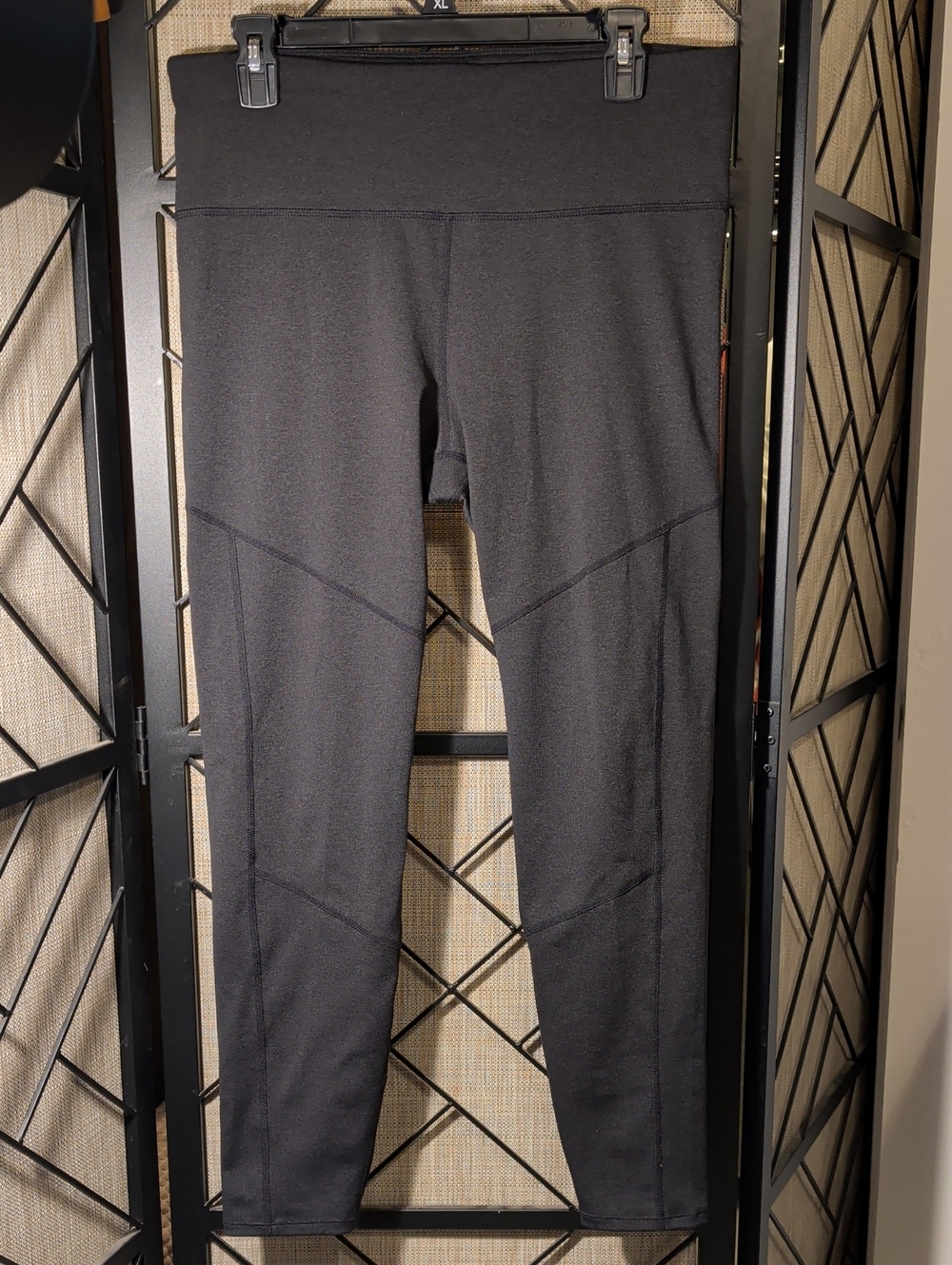 JoyLab Dark Gray High-Waist Panel Leggings